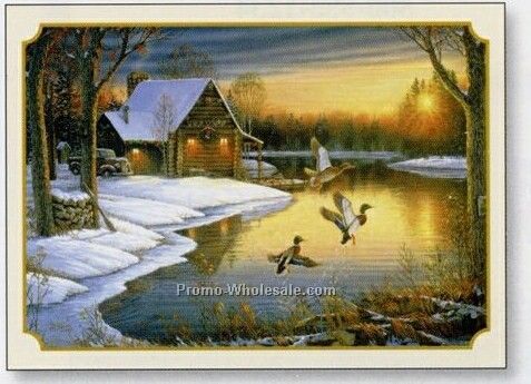 Backwater Mallards Greeting Card Calendar (Thru 9/1/09)