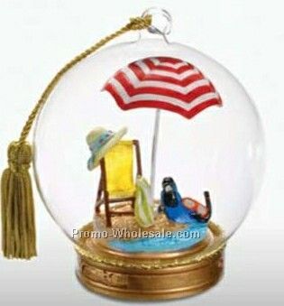 Beach Chair Memory Globe