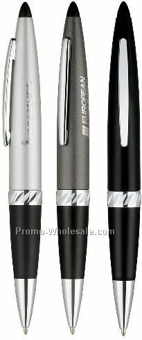 Black Silesia 2-in-1 Ballpoint/ Stylus Pen