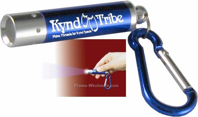 Blue Light Carabineer Flashlight