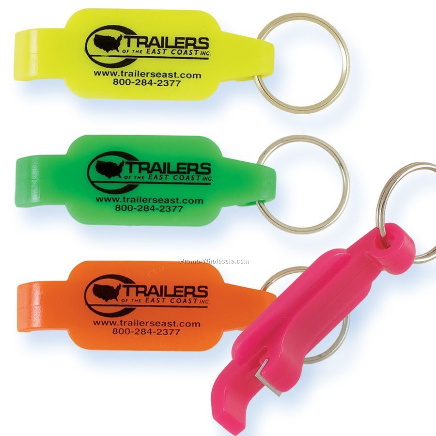 Bottle Opener Key Ring - Neon Colors