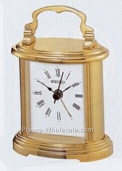 Carriage Desk & Table Clock W/ Alarm