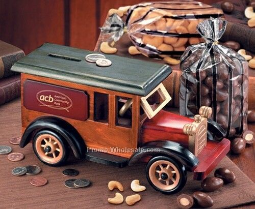 Chocolate Almonds & Extra Fancy Jumbo Cashews In 1939 Armored Car Bank