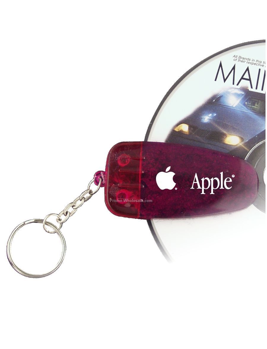 Clean Wipe CD Cleaner Key Chain