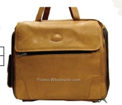 Computer/ Legal Case 39cmx35cmx13cm Dark Brown Cowhide