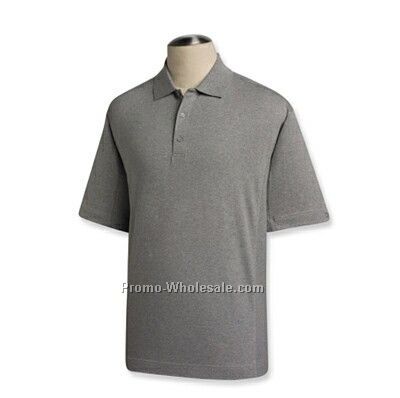 Cutter & Buck Integral Organic Polo For Men Mid Grey Heather