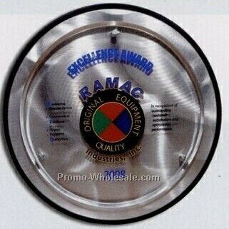 Decorative Alumo-tech Series Round Plaque 9''x1'' (Screen Printed)