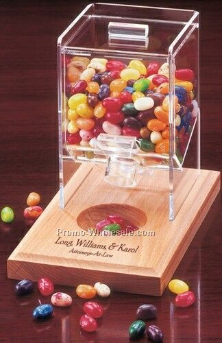 Desktop Dispenser W/ Std Multi-color Assortment Of Jelly Belly Jelly Beans