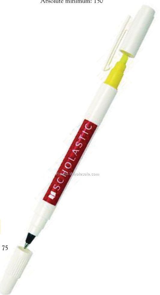 Deuce Highlighter & Ballpoint Pen Combo (1 Day)