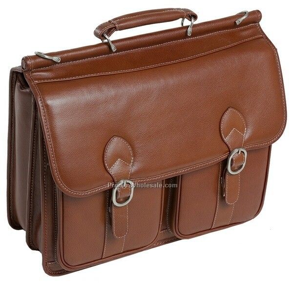 Hazel Crest Leather Laptop Case