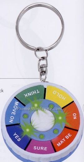 LED Decision Maker Keychain W/ Sound