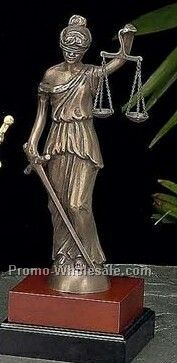 Lady Justice Sculpture (13"x5"x4-1/4")