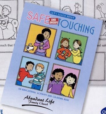 Lets Learn About Safe & Unsafe Touching Activities Book (Bilingual