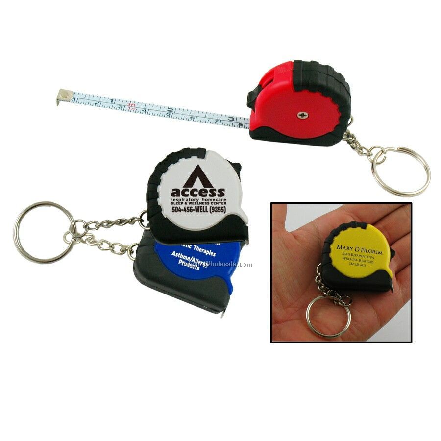 Mini Tape Measure W/Key Chain