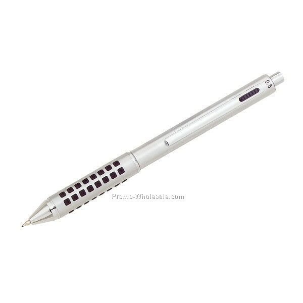 Multi Function Pen & Pencil W/Rubber Grip