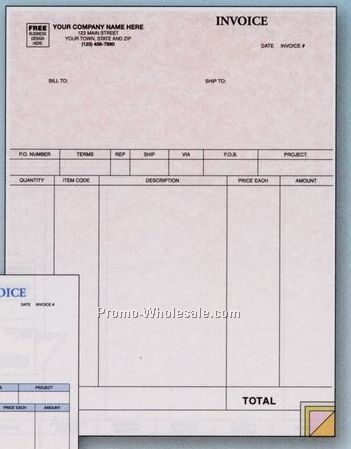 Parchment Laser Product Invoice (2 Part)