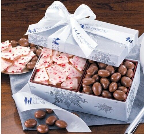 Peppermint Bark & Chocolate Almonds