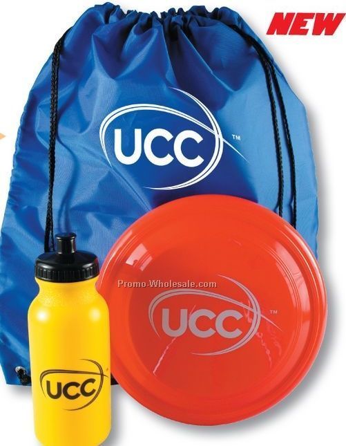 Picnic Kit With Backpack / Bike Bottle / 9" Flyer