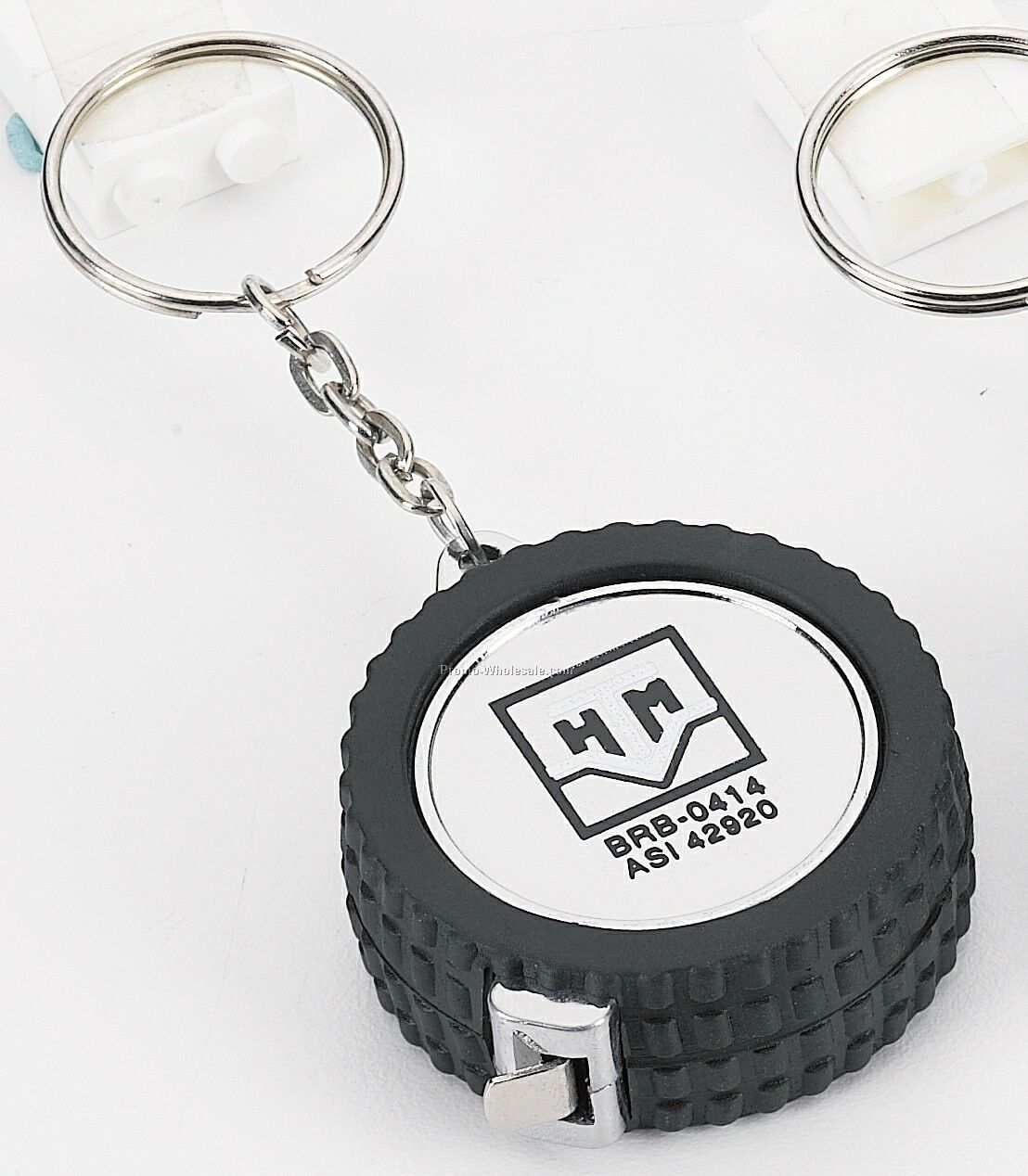 Racing Tire Key Holder/ 3' Retractable Tape Measure