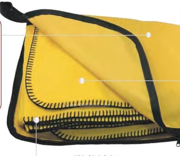 Sidekick Travel Blanket With Nylon Case (Screen Print)