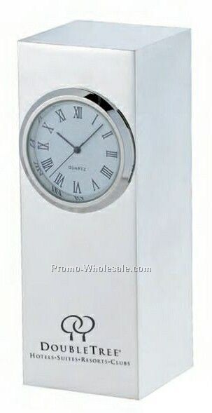 Silver Plated Clock Tower Paperweight