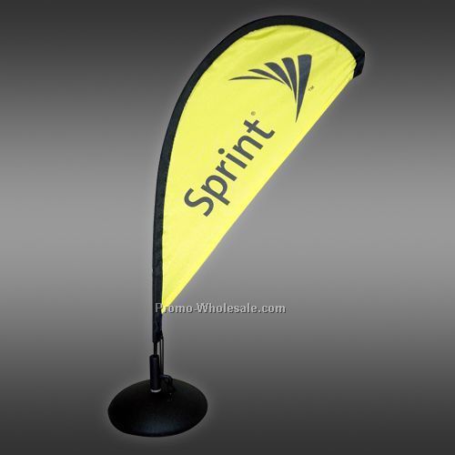 Table Top (Single Sided) Teardrop Banner