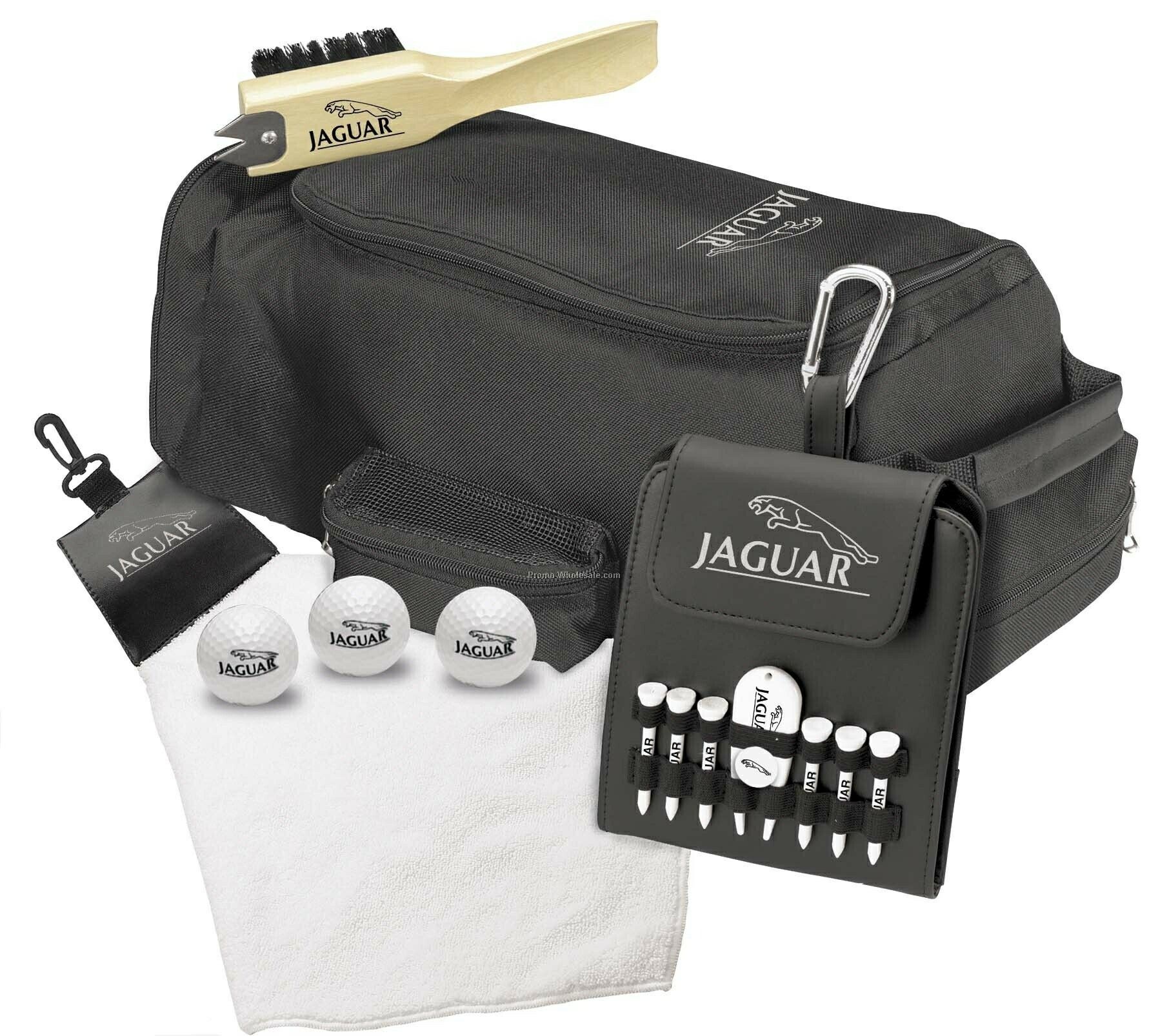 Tee Off Club House Travel Kit With 3 Titleist Dt Roll Balls