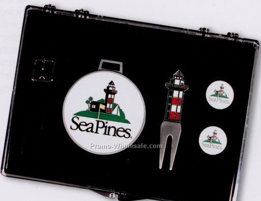 The Pines Kit (Bag Tag/ Divot Tool/ 2 Ball Markers)