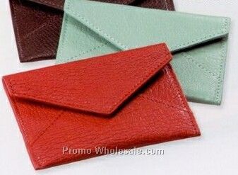 Traditional Premium Leather Mini Envelope