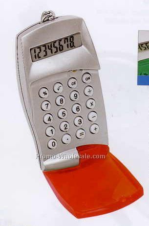 1-3/8"x2-3/4"x1/4" Keychain Calculator (Screened)