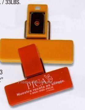 2-1/2"x2" Small Bag Clip W/ Magnetic Bag