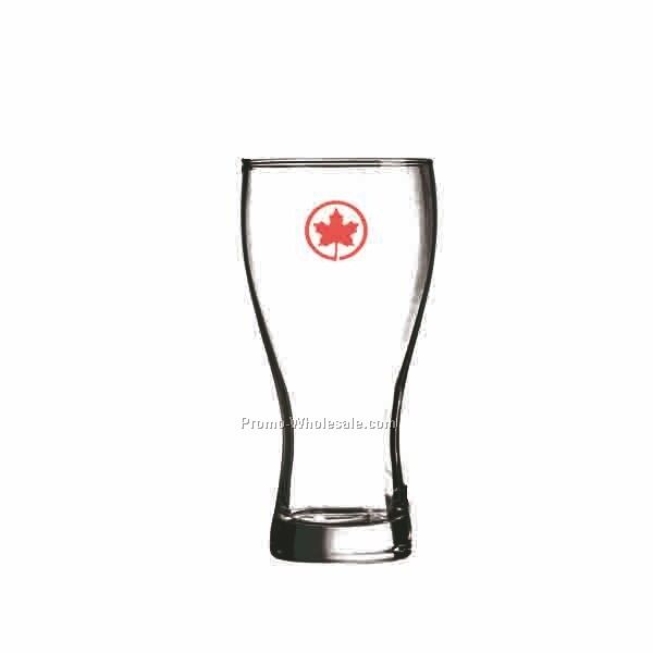 20 Oz. Crystal Pilsner Beer Glass W/ Curved Sides (Printed)