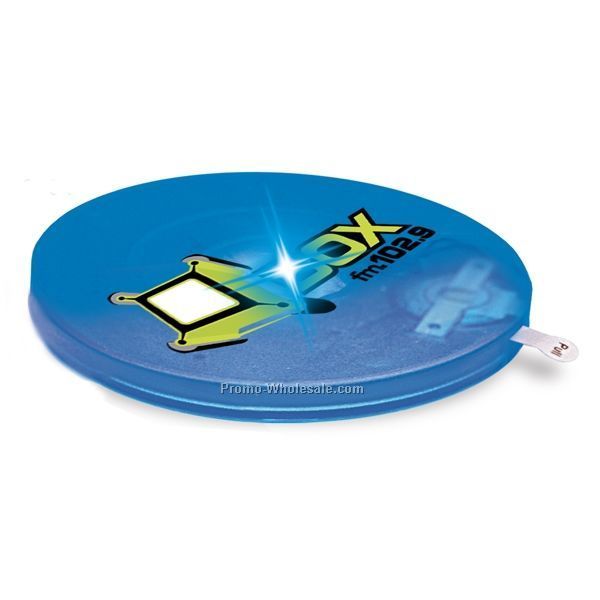 3-3/8" Blue LED Light-up Coaster