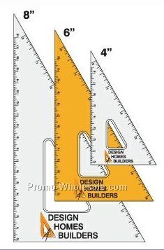 4" Clear Triangle Measuring Device 30 Degree