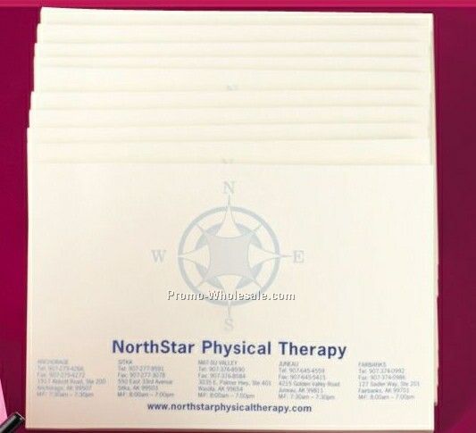 4"x6" Custom 25 Sheet Pad - 2 Color