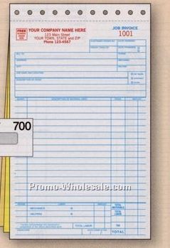 5-1/2"x8-1/2" 2 Part Job Invoice/ Work Order