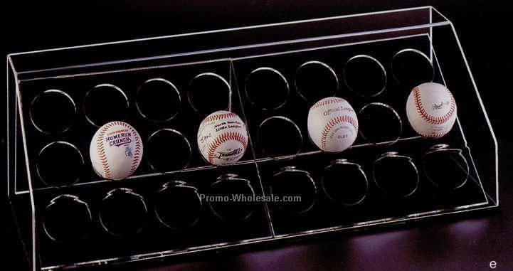 Acrylic Baseball Multi Case - 24 Ball (1/4" Base)