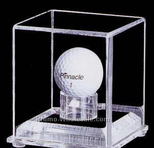 Acrylic Golf Ball Display Case (1/4" Base)