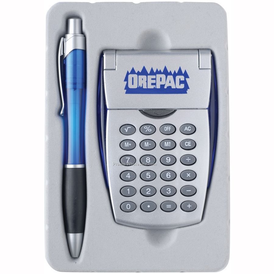 Bali Pen & Bionic Calculator Gift Set