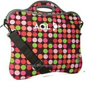 Byo 15" Laptop Portfolio Bag - City Lights Dot