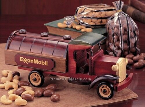 Chocolate Almonds & Extra Fancy Jumbo Cashews In Classic 1927 Tank Truck