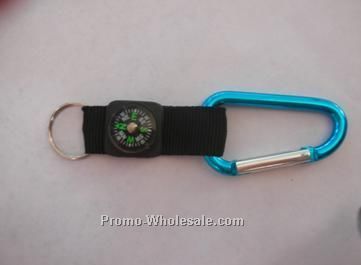 Climbing Buckle W/Carabiner & Compass