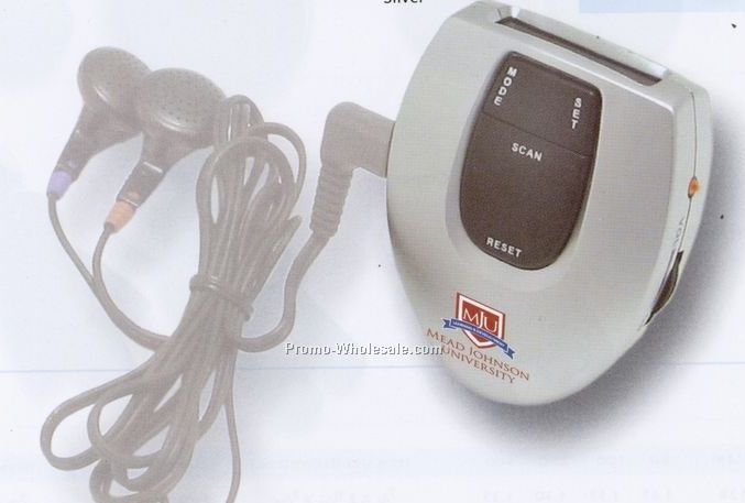 Clip On Pedometer W/ FM Radio