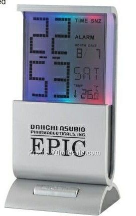 Color Changing Lcd Clock