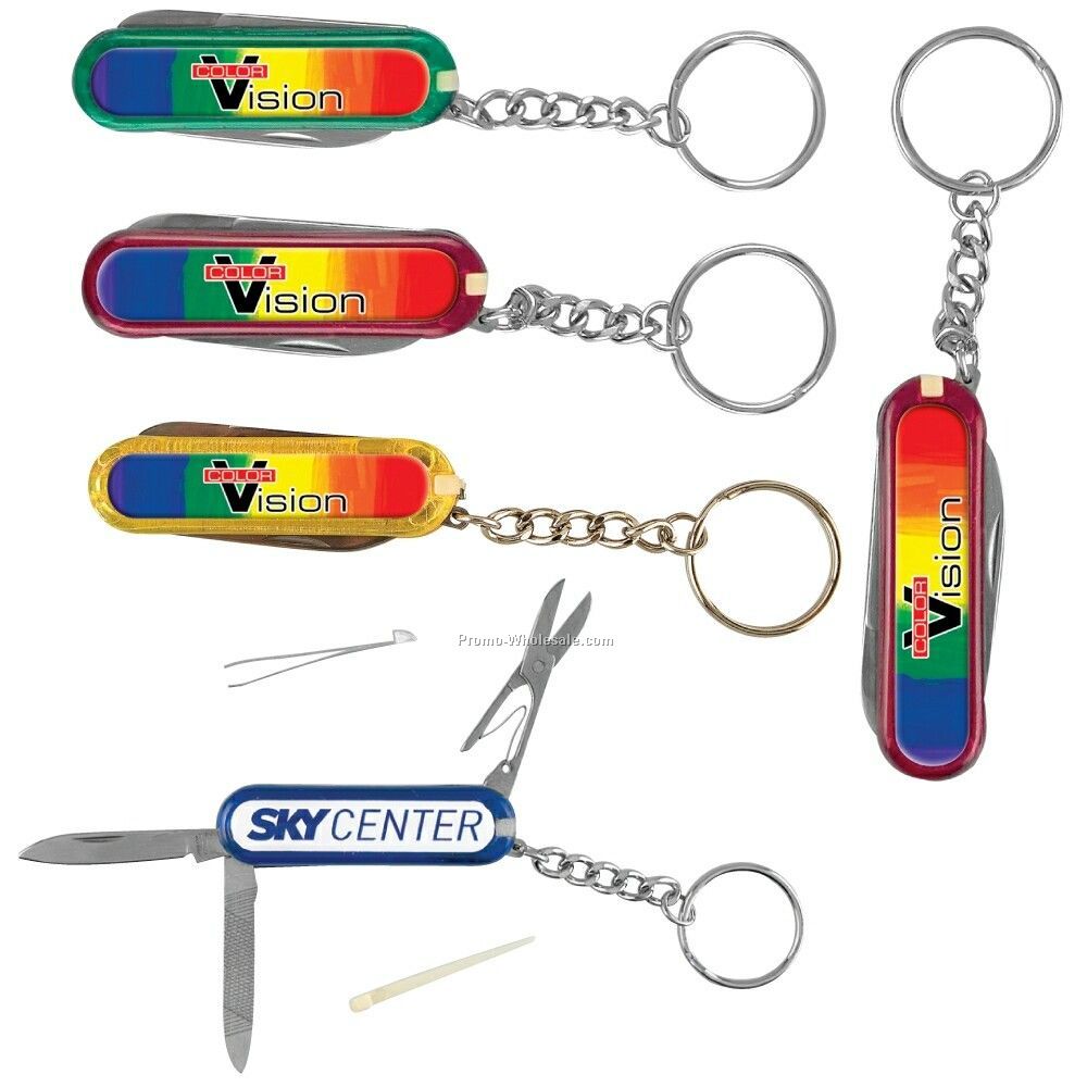 Colorvision Utility Knife Key Chain (Standard Shipping)