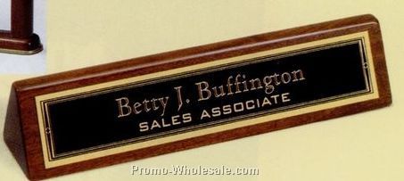 Contemporary Series Desk 2-1/2"x9-1/2" Nameplate