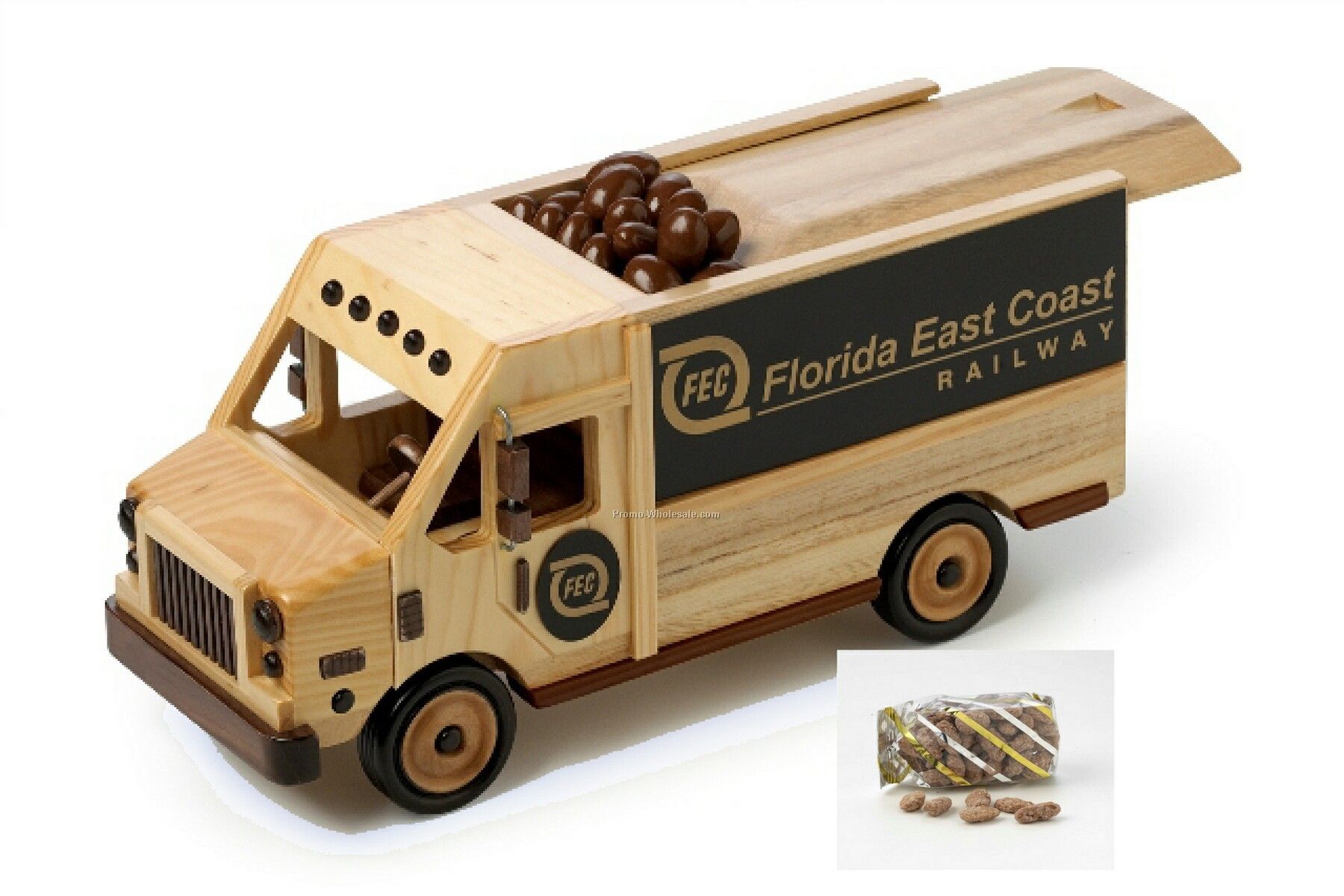 Delivery Van Nut Dispenser - Cinnamon Almonds - 12 Oz.