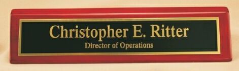 Desk Nameplate (10"x2")