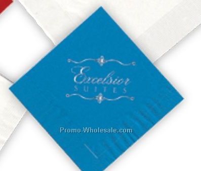 Ecru Beverage Napkins W/ Ink Imprint