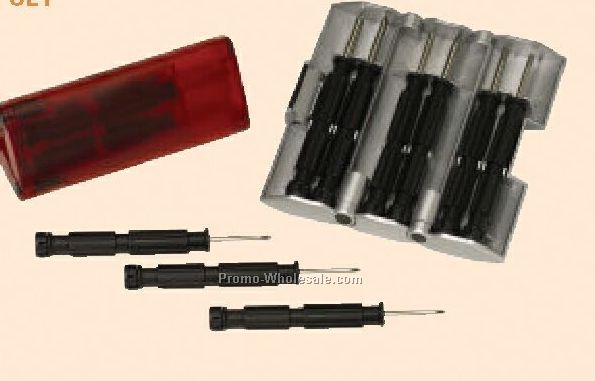 Encased Screwdriver Set